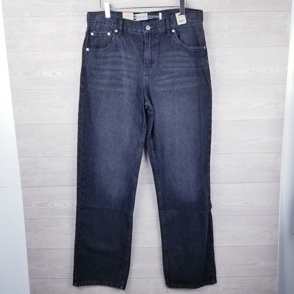 Levi's SilverTab 91G335 Stay Loose Straight Leg Black Jeans NWT - Picture 1 of 10